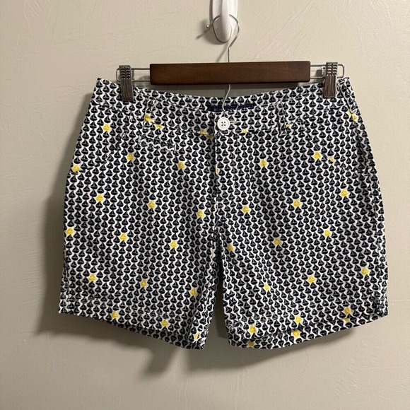 Columbia PFG Super Bonehead Women's Fishing Shorts Sail Boat Allover Pattern 26L - Picture 1 of 6